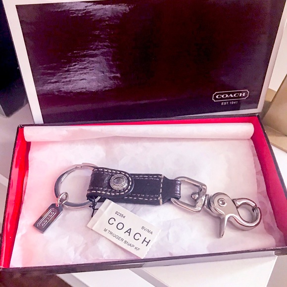 Coach Other - Coach leather keychain